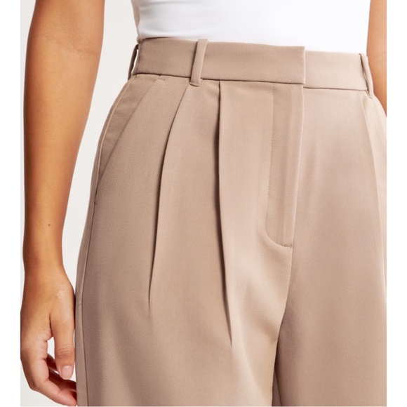 Abercrombie & Fitch Sloane Tailored Wide Leg Pant Size 32 - Picture 2 of 12